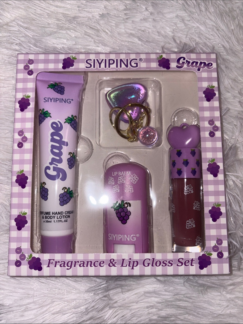 Skin Care Set in Grape